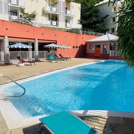 Studio Ana plage et piscine 100 m de la plage Trinite  Esterno foto