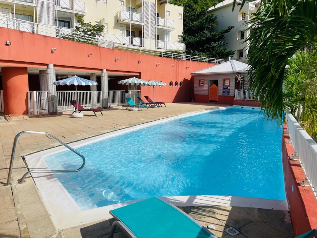 Studio Ana plage et piscine 100 m de la plage Trinite  Esterno foto